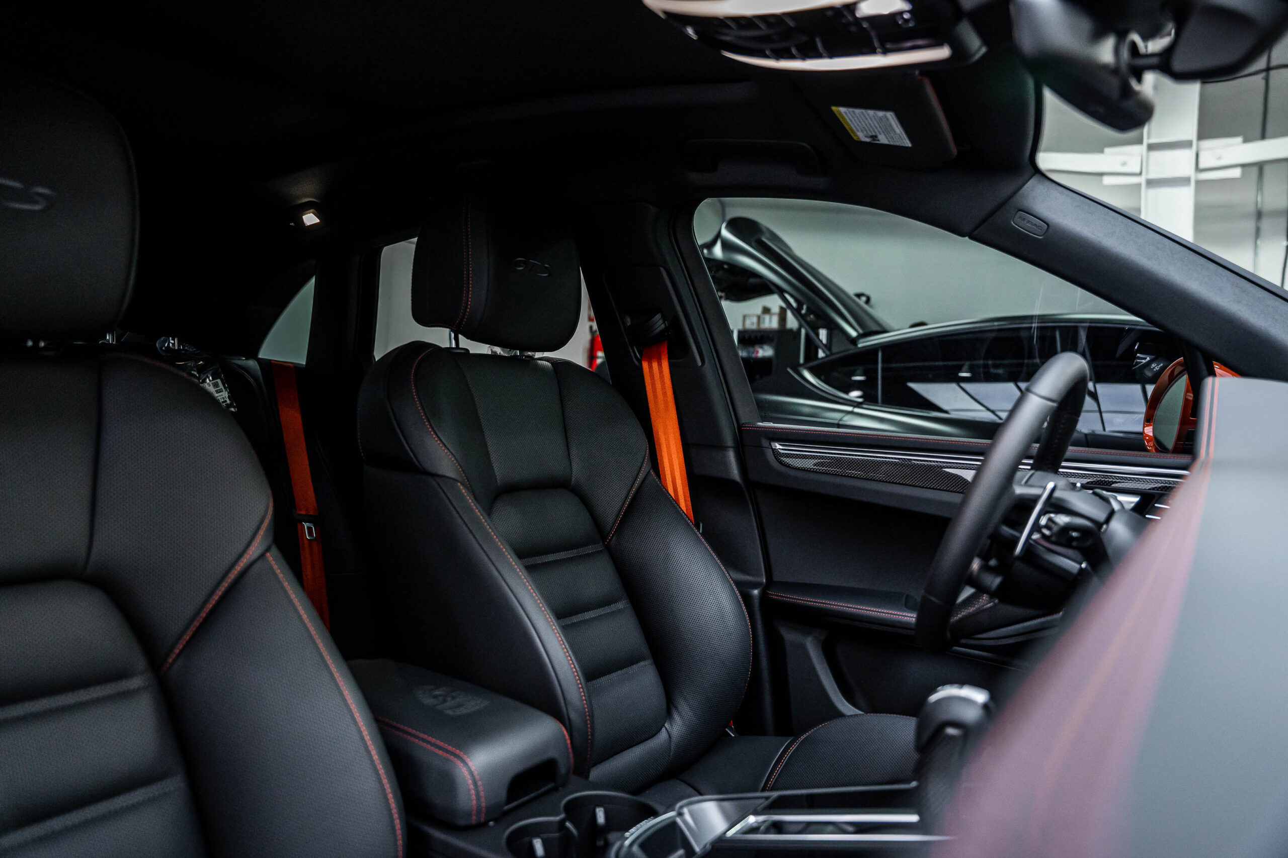 The interior of the Macan is looking spotless