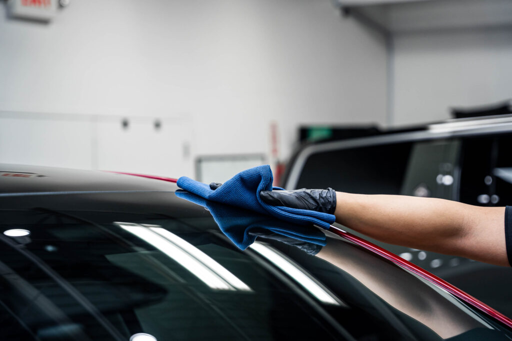 Removing ceramic coating from windshield